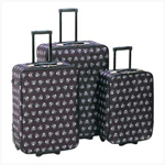 PGN Item 12930 Stylish Skull Luggage Trio 
