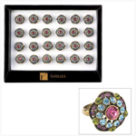 PGN Item 13687 Art Deco Crystal Fashion Rings 