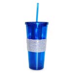 #15714 Bling Blue Tumbler Cup