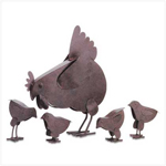 PGN Item 31170 Hen With Chicks Sculpture 