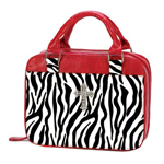 PGN Item D1055 Red Zebra Print Bible Tote 