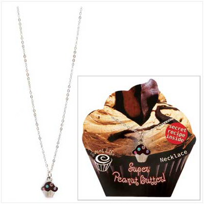 #14387 Peanut Butter Cupcake Necklace