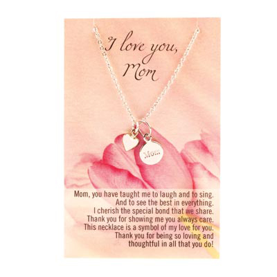 #14757 I Love You Mom Necklace