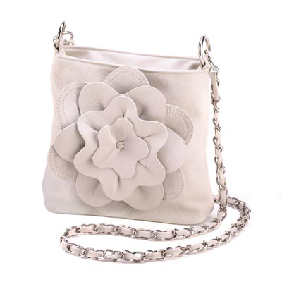 #D1293 Peony Blossom Cross-Body Bag