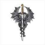 PGN Item 36247 Dragon Dagger Wall Plaque 