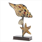 PGN Item D1071 Seashell Standing Plaque 