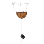 PGN Item D1146 Solar Hummingbird Basket Stake 