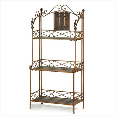 #12516 Rustic Baker's Rack Shelf