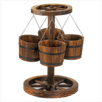 #12691 Wagon Wheel Planter