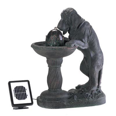 #14769 Thirsty Dog Solar Fountain