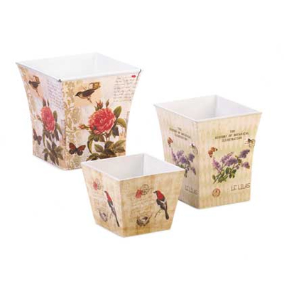#15179 Botanical Garden Planter Trio