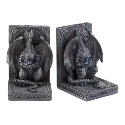 #15260 Black Dragon Bookends