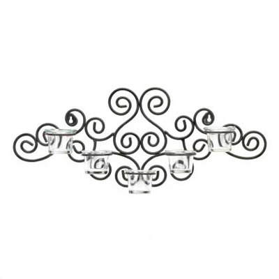 #15355 Scrollwork Candle Sconce
