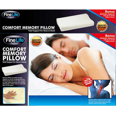#15578 Memory Foam Comfort Pillow