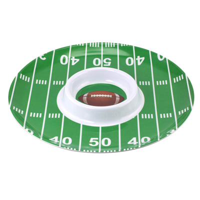 #15728 Football Chip and Dip Tray