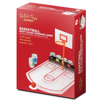 #15762 Basketball Shot Glass Game