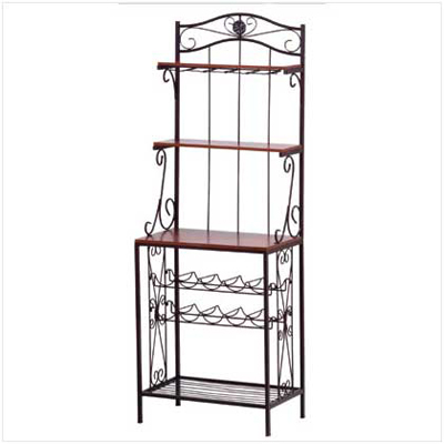#34775 Baker's Style Wine and Glass Rack
