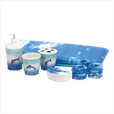 #37749 Dolphin Bathroom Set
