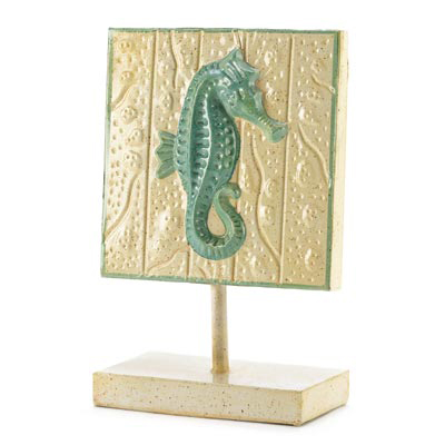 #D1067 Sea Horse Standing Plaque